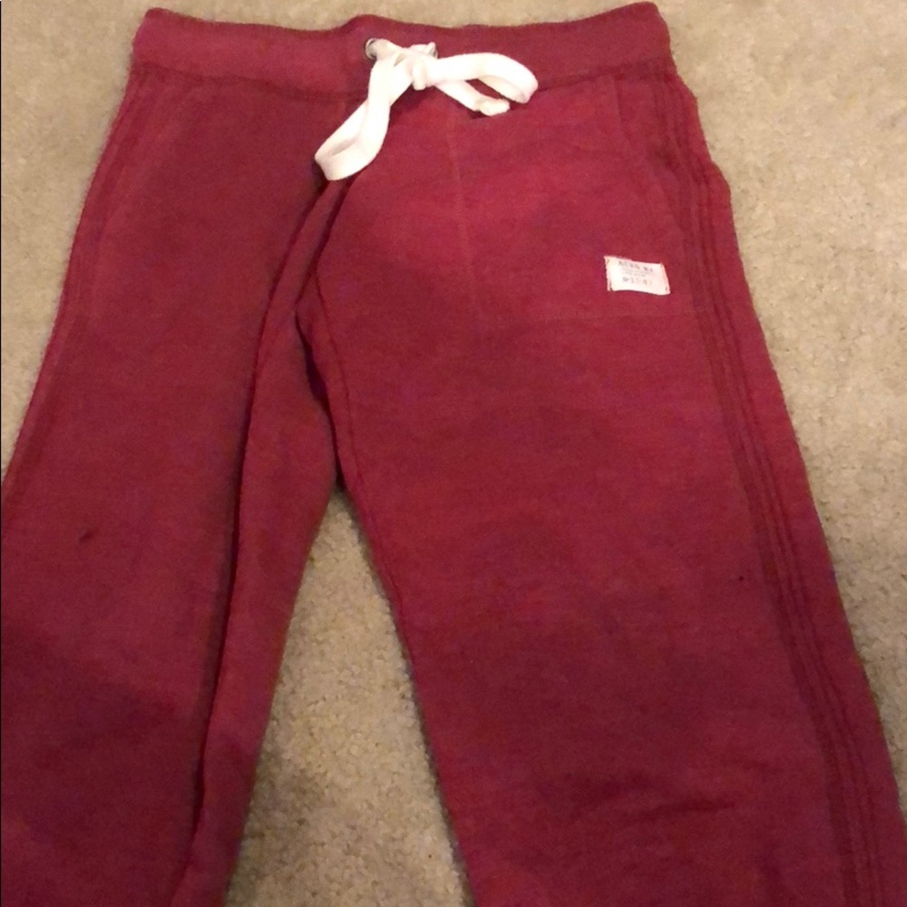 Aeropostale red sweatpants